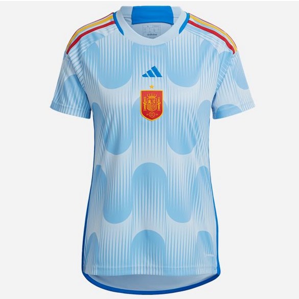 Tailandia Camiseta Espana Replica Segunda Ropa Mujer 2022/23